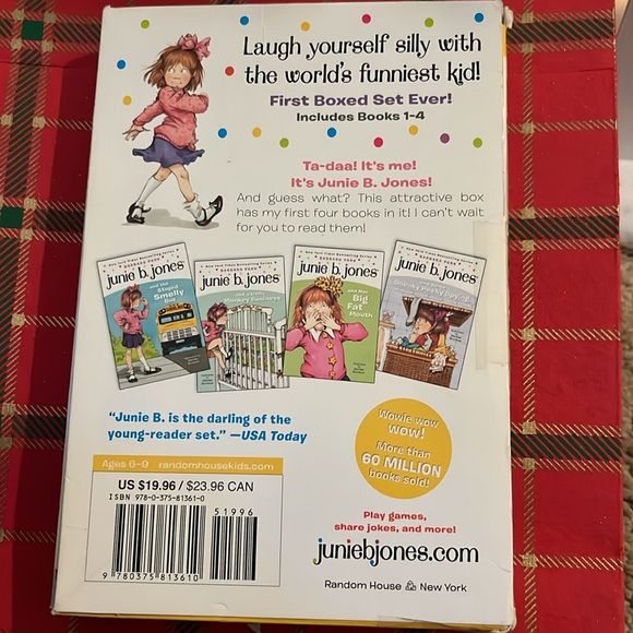 Junie B. Jones books boxed set 1-4
Kids book set - Picture 3 of 5